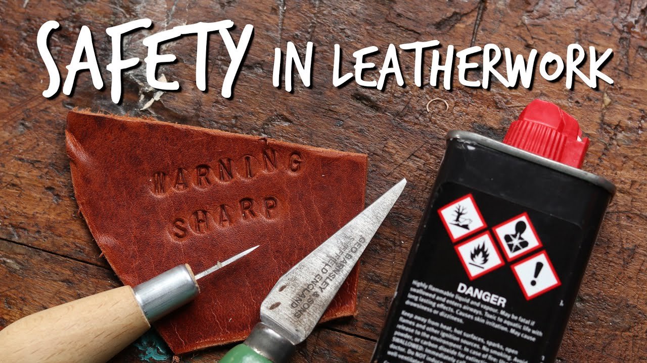 Safety in Leatherwork | Dangers and Health and Safety Tips, for Hobbyists