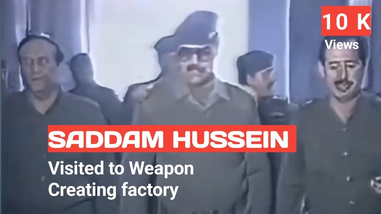 Saddam Hussein’s Secret Visit to Iraq’s Weapons Factory | Rare Footage