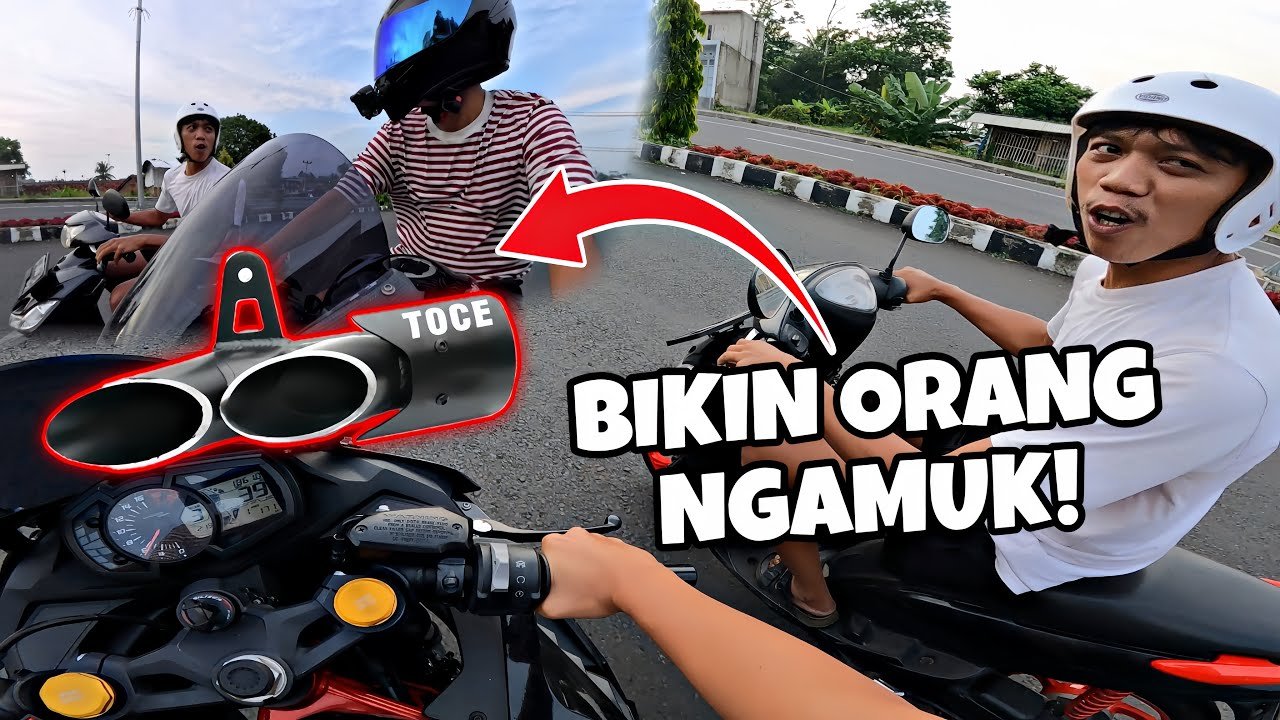 DIMARAHIN ORANG GARA-GARA ZX25R KNALPOT TOCE‼️