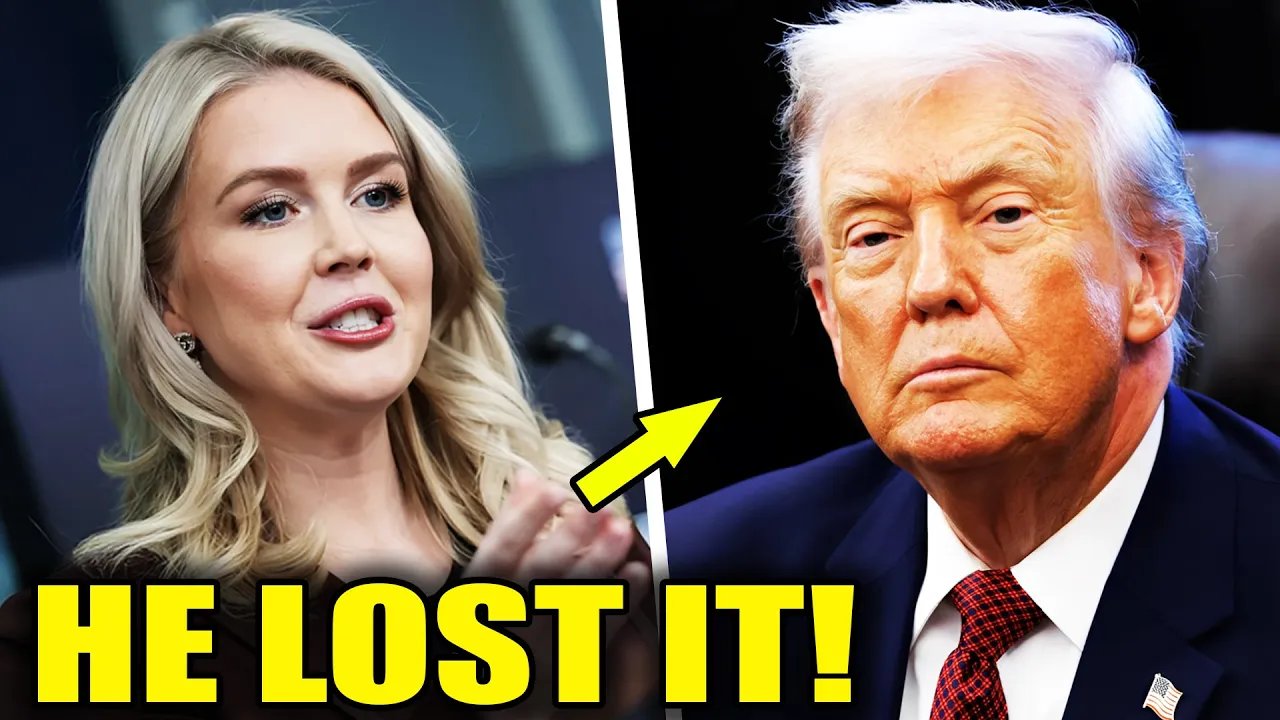 Leavitt SCRAMBLES After Trump FREAKS OUT Over Epstein Christmas Meltdown!