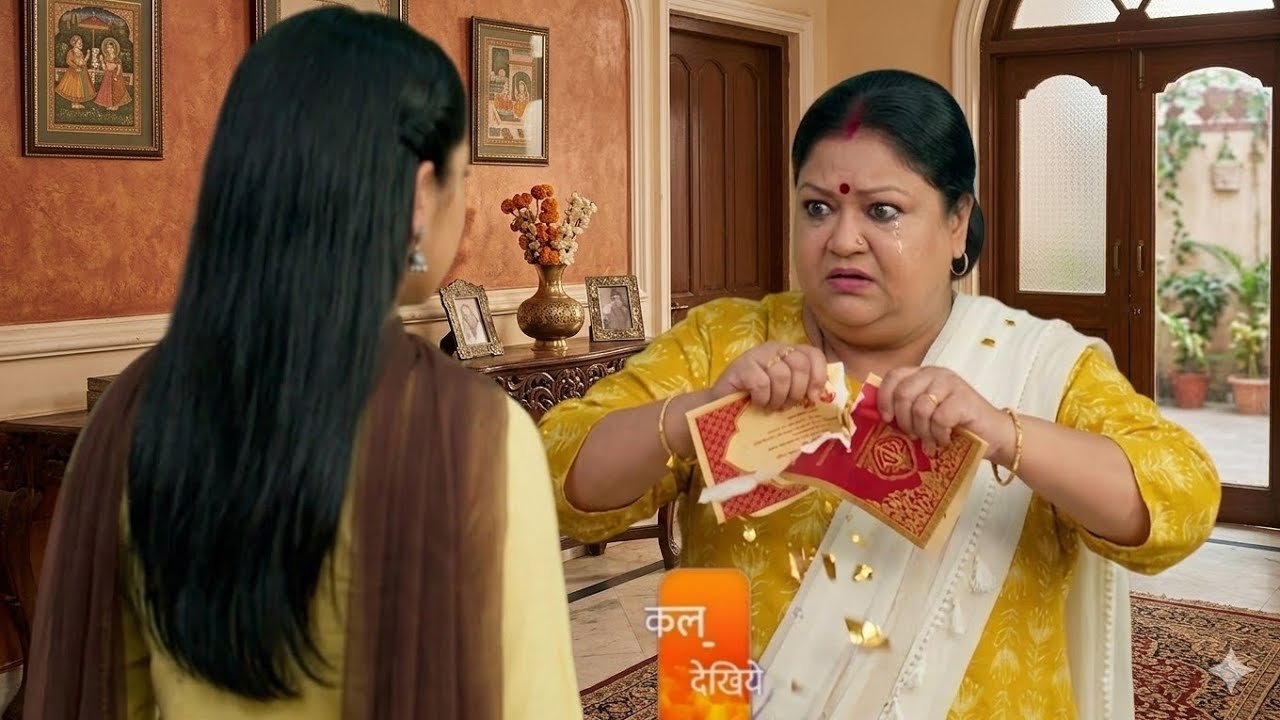 SHOCKING: Pushpa Tears Anu & Aryavardhan’s Wedding Card!