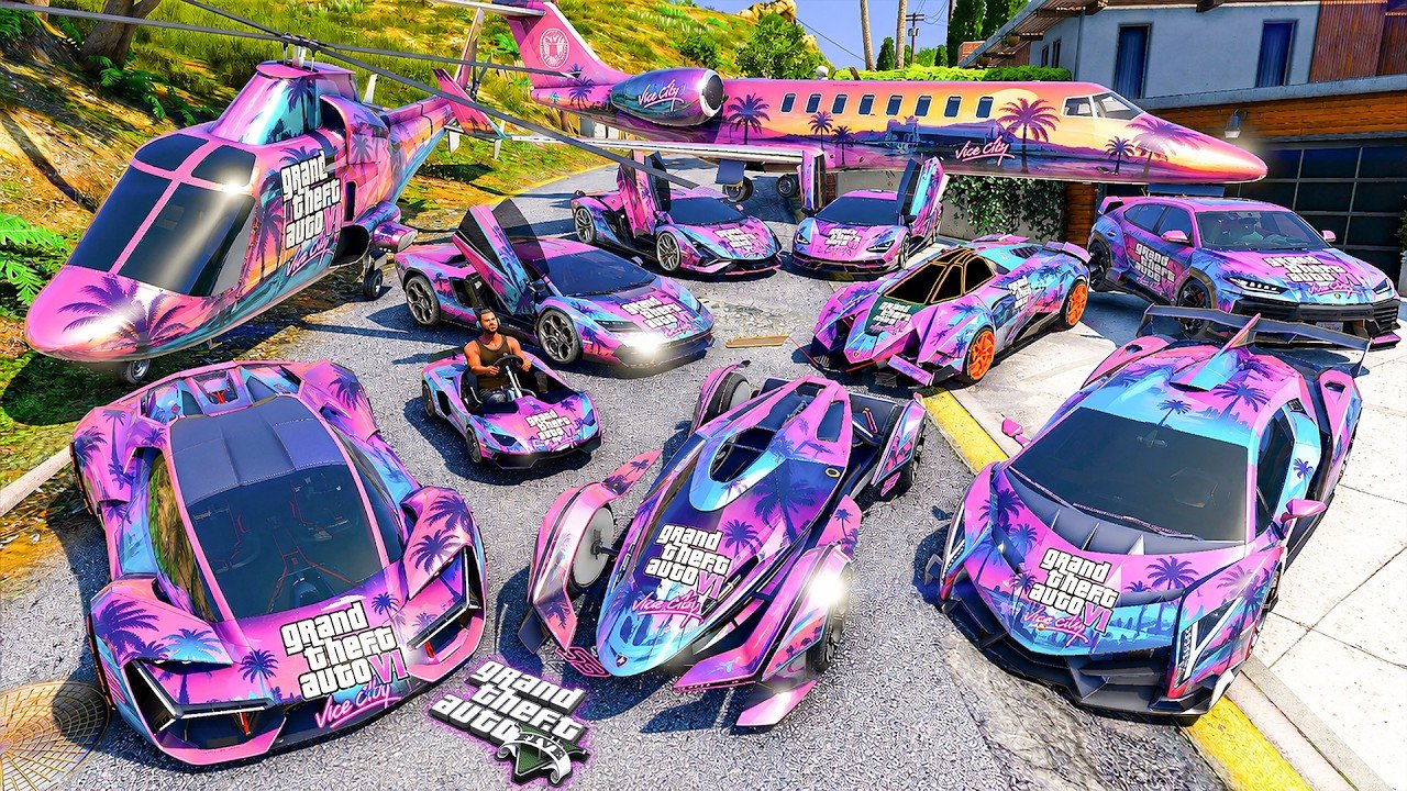 Stealing GTA6 Supercars in GTA 5!