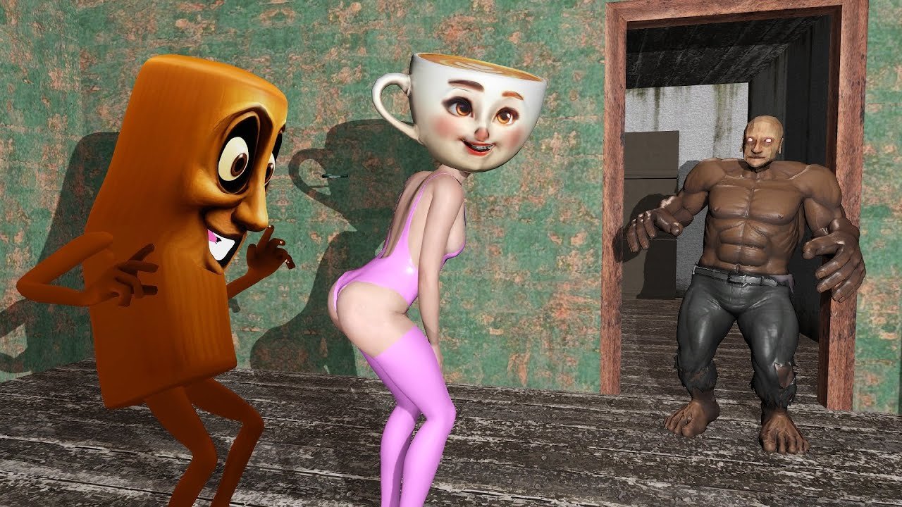 Grandpa help Tung Tung Sahur & Ballerina Cappuccina in love | Funny Horror Granny Animation