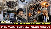 SITUATION IS BAD IN ISRAEL AFTER A VERY BAD ATTACK FROM IRAN TODAY, SEVERAL PEOPLE WERE KILLED