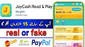 JoyCash:Read & Play || Joy Cash withdrawal || Joy Cash app real or fake || Joy Cash app review