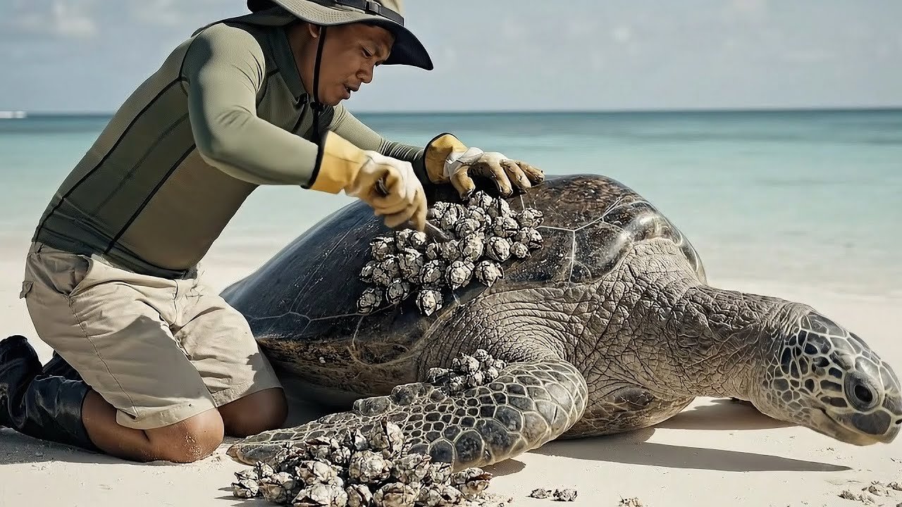 Ocean Horror Scene: Rescuers Peel Thousands o...