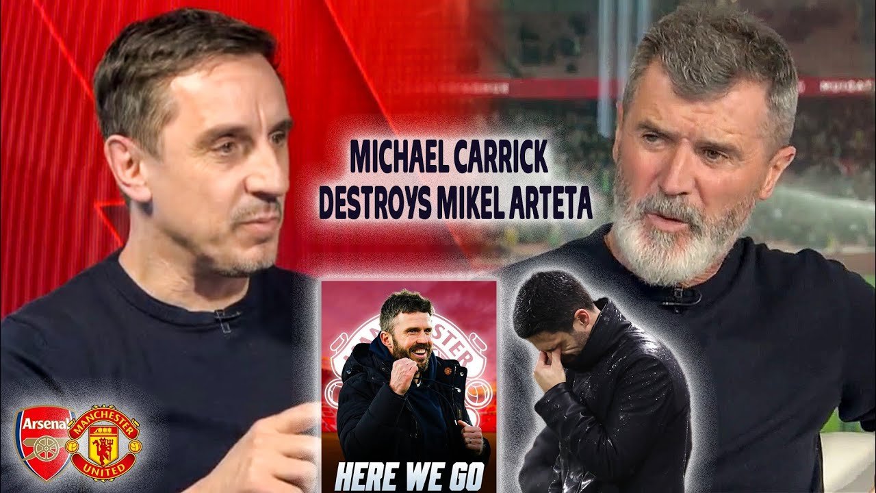 Gary Neville & Roy Keane Review How Man United Smashed Arsenal 3-2 🔥| Michael Carrick Interview
