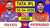 Kolkata Knight Riders Vs Sunrisers Hyderabad 5th Match IPL Score & Commentary | Kkr Vs Srh 5th Match