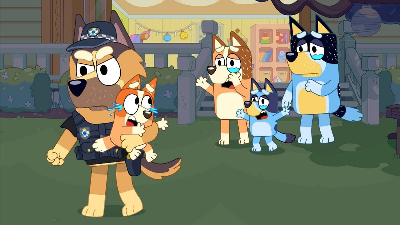 POLICE! Bluey Is Not a Naughty Baby?!! - Blue...