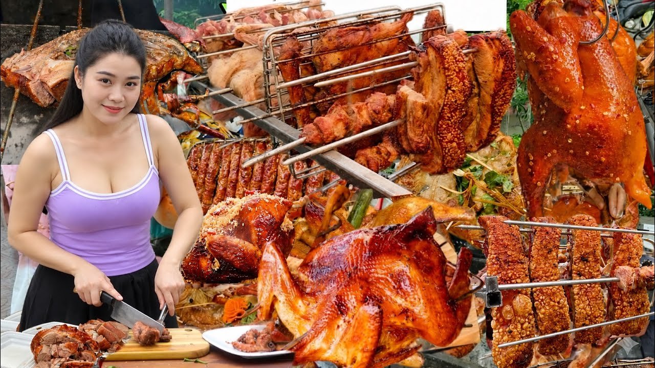 Discover the culinary street full of the best BBQ grilled meat dishes in the suburban north city