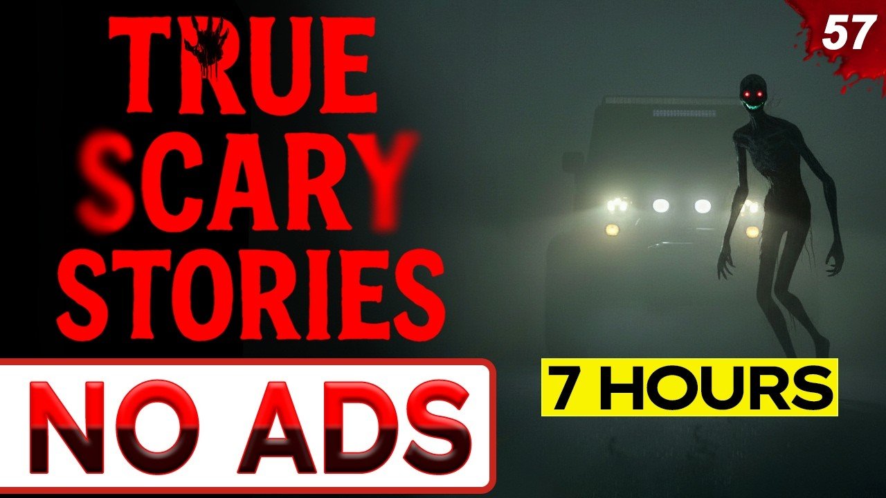 🔴 NO ADS 🔴 7 HOURS of TRUE Scary Stories for Sleep | Rain Sounds | Ep. 57
