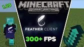 How To Download Feather Client For Minecraft Pocket Edition | Detro World ( English )