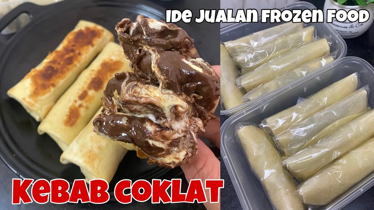 Ada 1 bahan yang bikin kebabnya lumer ! || KEBAB COKLAT