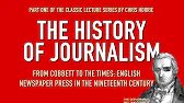THE HISTORY OF JOURNALISM