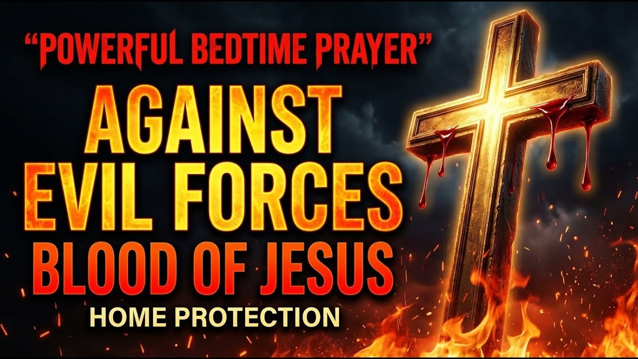 Powerful Bedtime Prayer Against Evil Forces | Blood of Jesus Protects Your Home