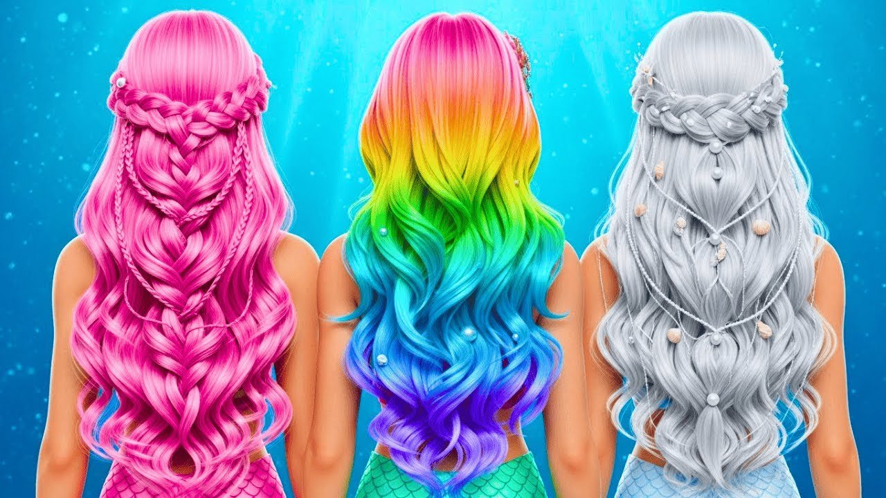 How to Turn into Mermaid? 💖 Viral MERMAID Makeover KIT