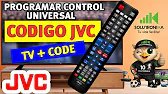 Code to program the remote control for the JVC television