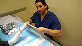 Orthopedic splint demonstration