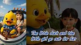 The little duck and the little girl go out for fun