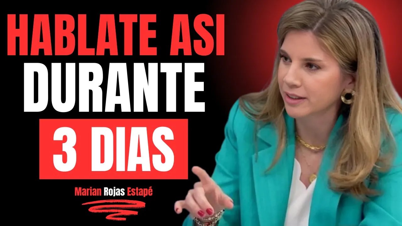 Háblate Así por 3 Días y Empieza a Atraer Todo lo que Deseas | Marian Rojas Estapé