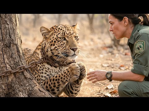 Leopard Left Chained for Days Begs Humans for Help… What Next Is SHOCKING | Animal Rescue