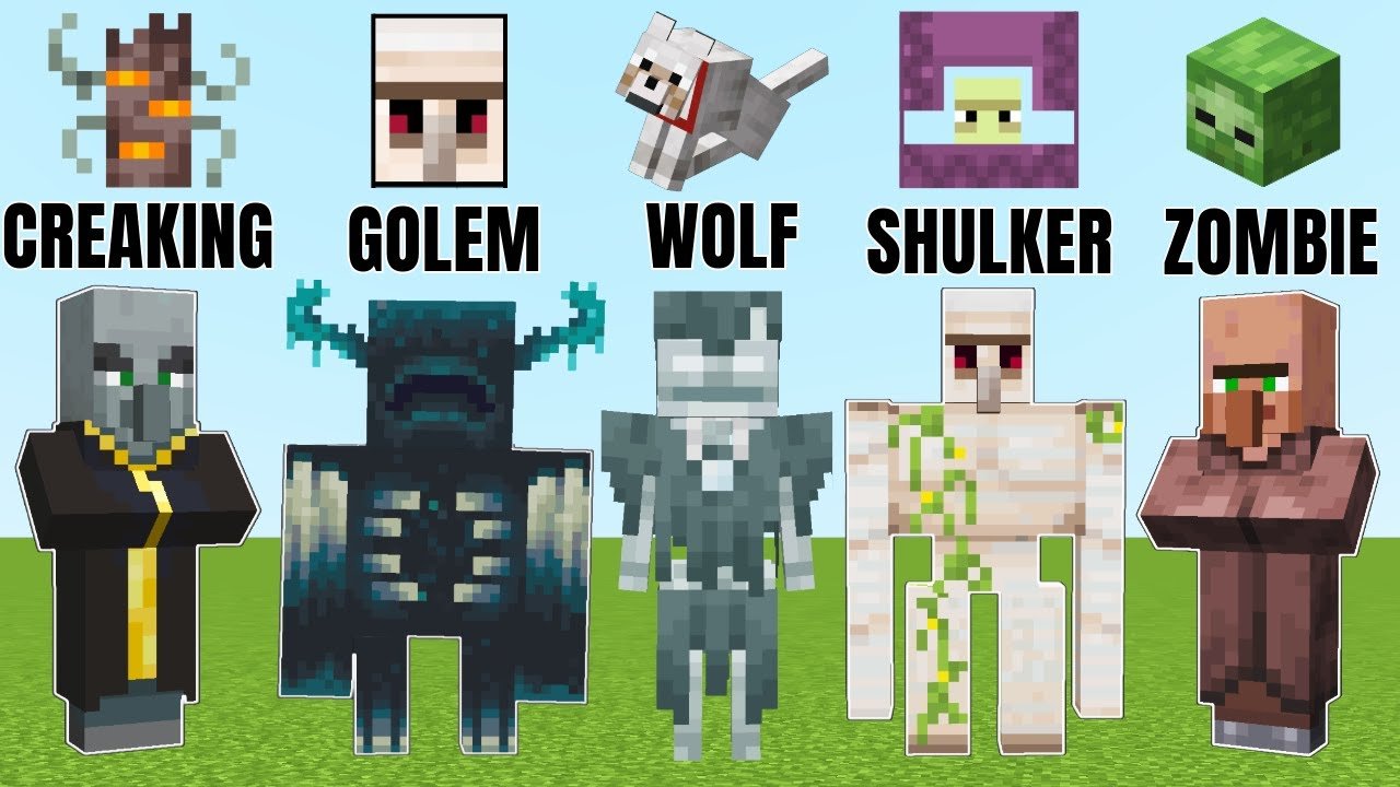 Minecraft Mobs and Their Enemies