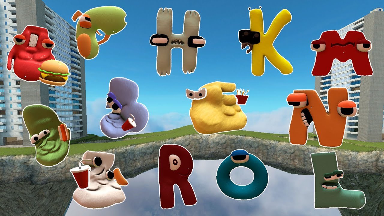 DESTROY ALL ALPHABET LORE FAMILY in Garry's Mod
