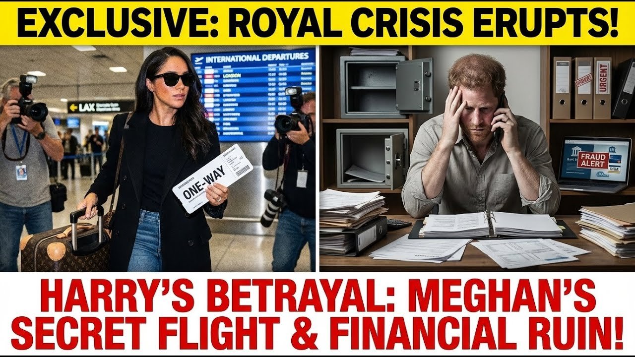 Meghan Markle Spotted at LAX With a One-Way Ticket — Prince Harry Claims Millions Missing