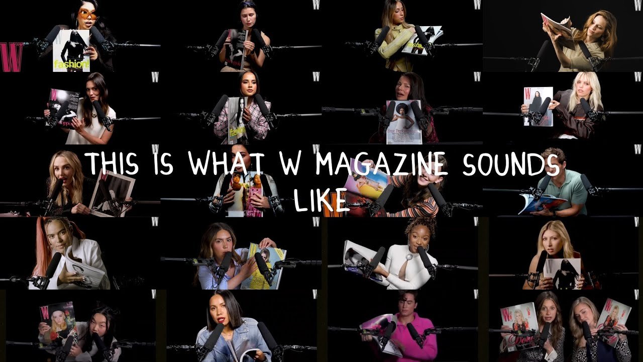 📖This is what W magazine sounds like | my favorite celebrity asmr moments