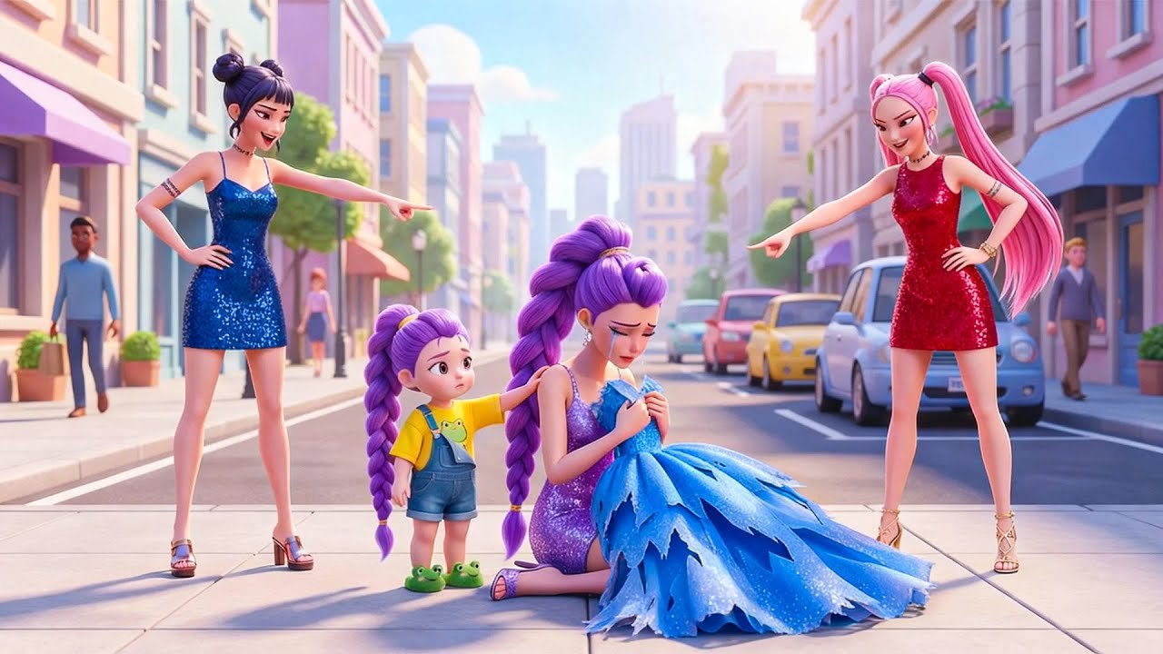 Mischievous Baby Rumi✂️Quietly Cut Her Mom Rumi’s Dress 🥹👗| KPOP Demon Hunters