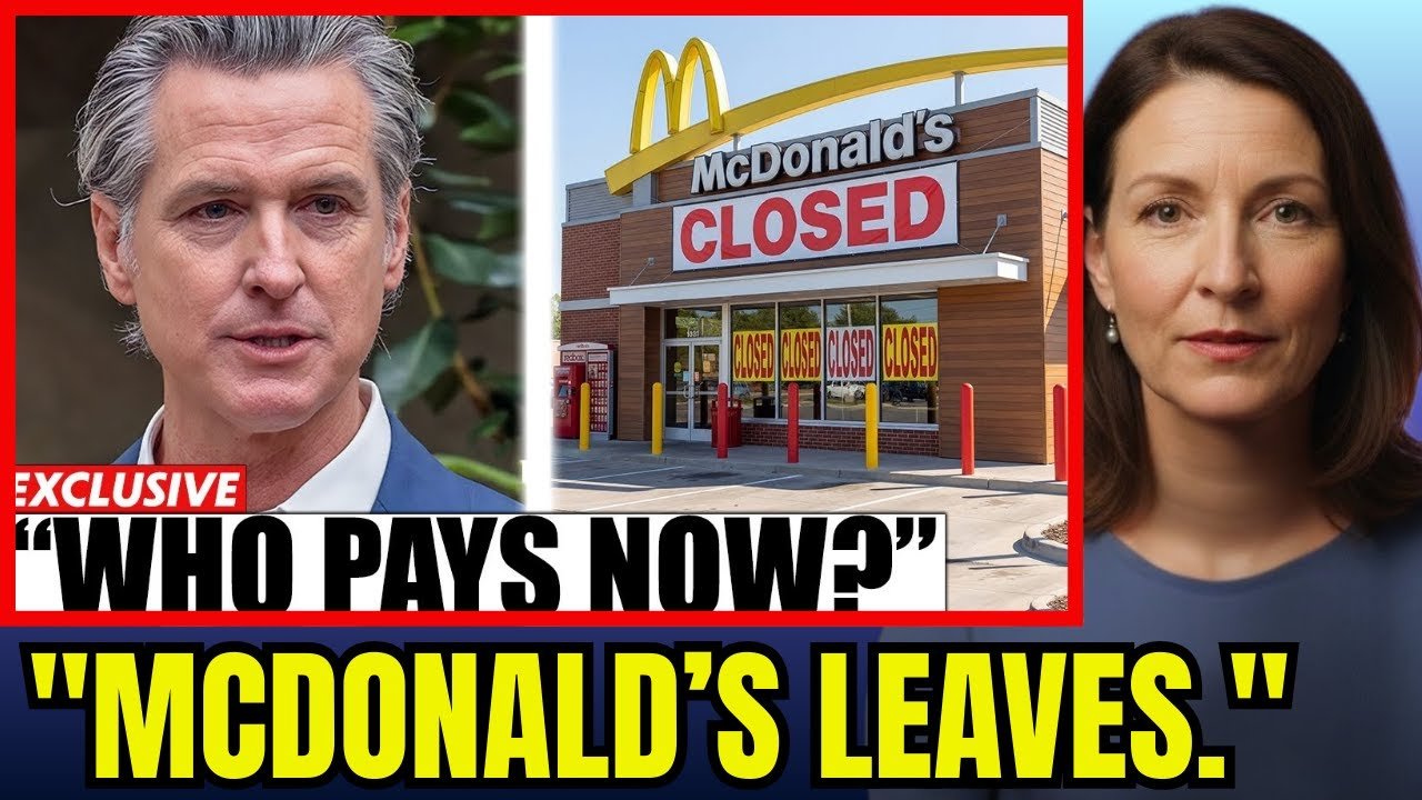 Governor Of California PANICS After McDonald’...