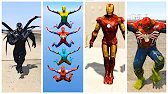 SUPERHERO MEGA BATTLE #1 MARVEL AND DC SUPERHERO BATTLE SPIDERMAN VS IRONMAN VS FLASH VS SUPERMAN