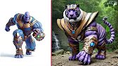 AVENGERS TRANSFORM TO GIANT TIGER VENGERS 🔥 All Characters Marvel & DC 2025💥