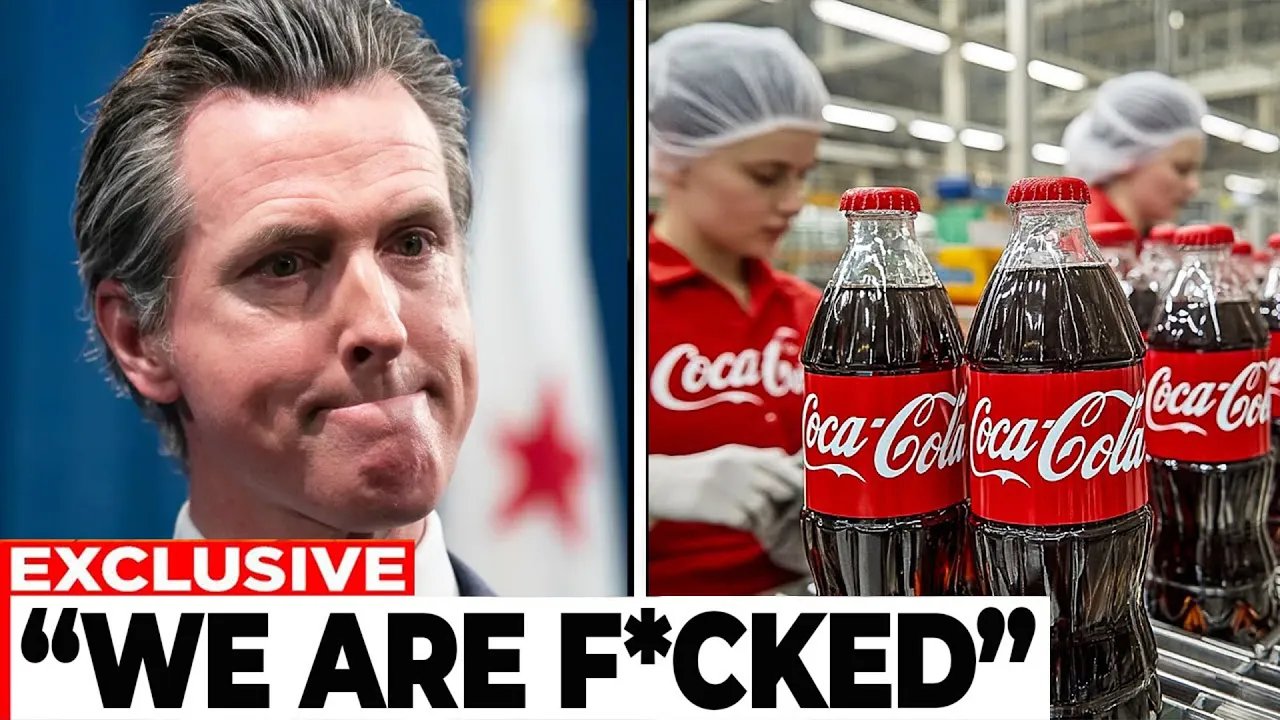 Governor Of California LOSES IT After Coca-Cola SHUTS DOWN Factory In California!