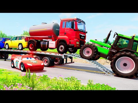 Flatbed Truck Mcqueen | Transportation with T...