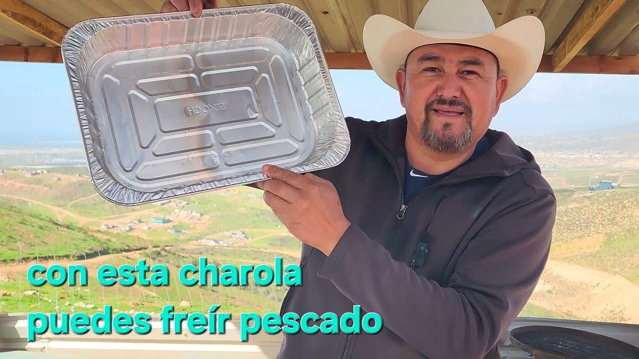 Como freír pescado, la manera mas fácil rápida y sabrosa en esta charola de pavo