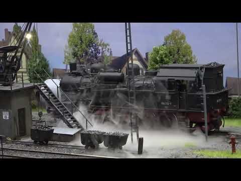 UNFASSBAR GENIALE Modelleisenbahn Anlage Bahn...