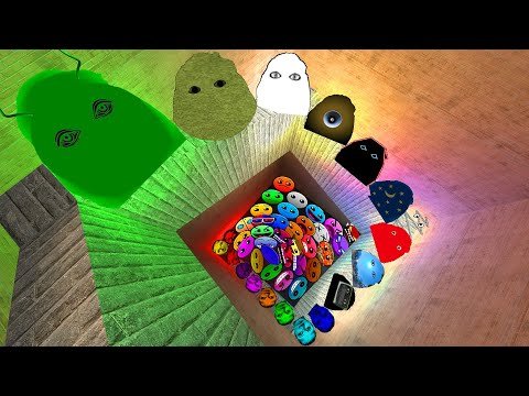 Angry Munci Family and Selene Family and Obunga Nextbot Lobotomy Dash Nextbots Chase me in Maze Gmod