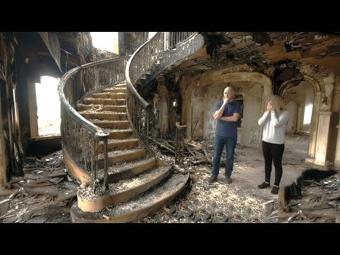 How This Couple Bought a Burned Mansion to Tr...