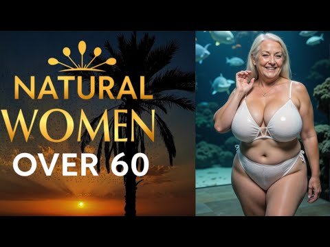 Natural Women Over 60 Stun in Aquarium Fashion Showdown! Ageless Beauty Meets Underwater Magic