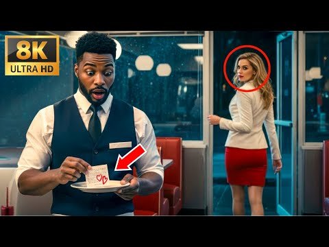 Billionaire Left a $0 Tip — But the Waiter Black Single Dad Found a Hidden Note Under the Plate