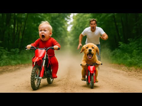 Misunderstood Puppy Rescues Racer 🏍️ and Gift...