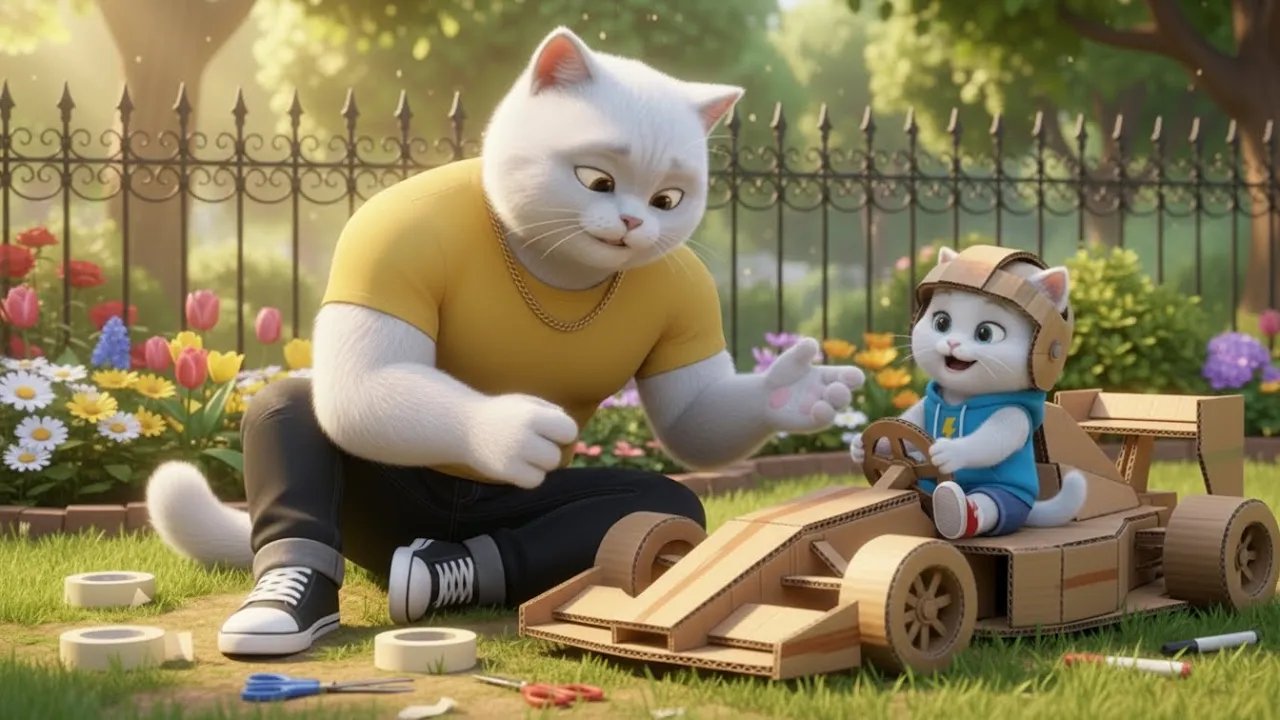 A Cat Dad Builds an F1 Car for His Kitten — Will This Dream Come True?