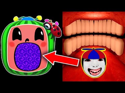 Can I Go Inside Melon’s Mouth, Rescue Yoshie, and Escape Alive?! Gmod Nextbots