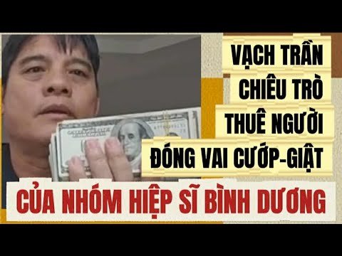 NÓNG - Nhóm HS HẢI BÌNH DƯƠNG CHI TIỀN KHỦNG Thuê Người Diễn Vai Cướp Giật Để Bắt Lập Công