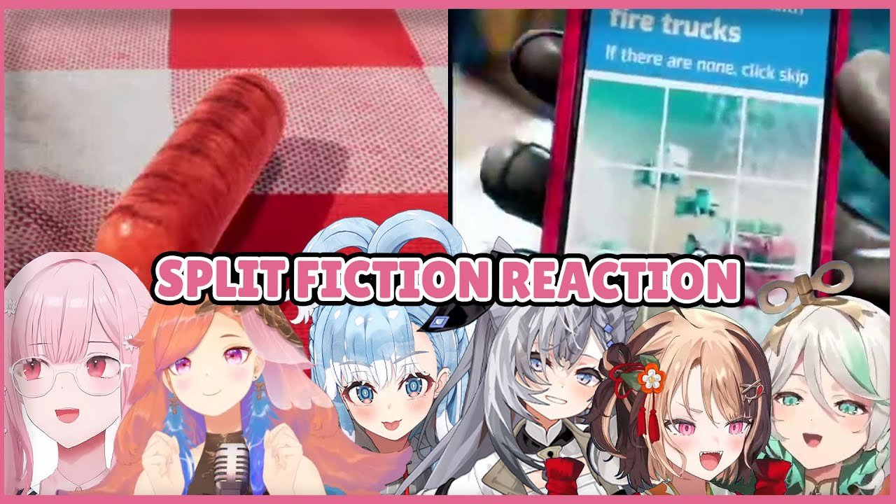 Takamori, KoboZeta, CCGG reactions to Split Fiction's SAUSAGE and CAPTCHA scene