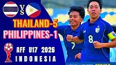 Thailand u17 vs Philippines u17 ASEAN U17 2026