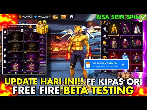 INI DIA‼️CARA DOWNLOAD FF KIPAS ORI 2025 VIP GRATIS!! FF BETA 2025 LINK MEDIAFIRE SEMUA HP