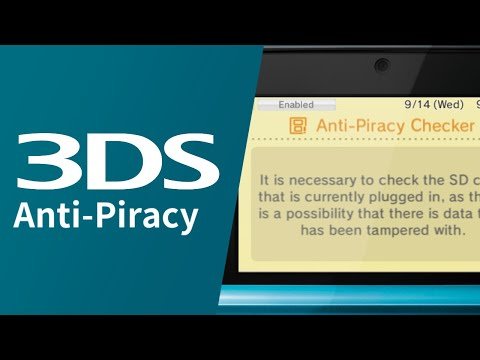 Nintendo 3DS - Anti-Piracy Screen