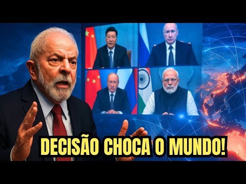 LULA ACABA DE SEDIAR REUNIÃO VIRTUAL DO BRICS E TOMARAM DECISÃO BOMBÁSTICA!